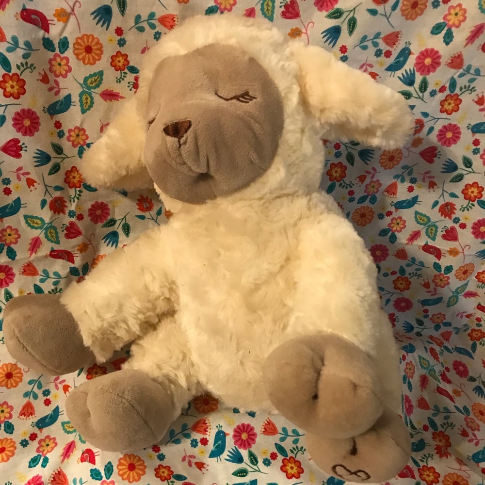 Swaddleme Singing white & Gray Lamb infant toy